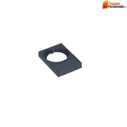 Mutlusan SW-SİE-R Plastik Buton Rozeti 27x12 Camsız